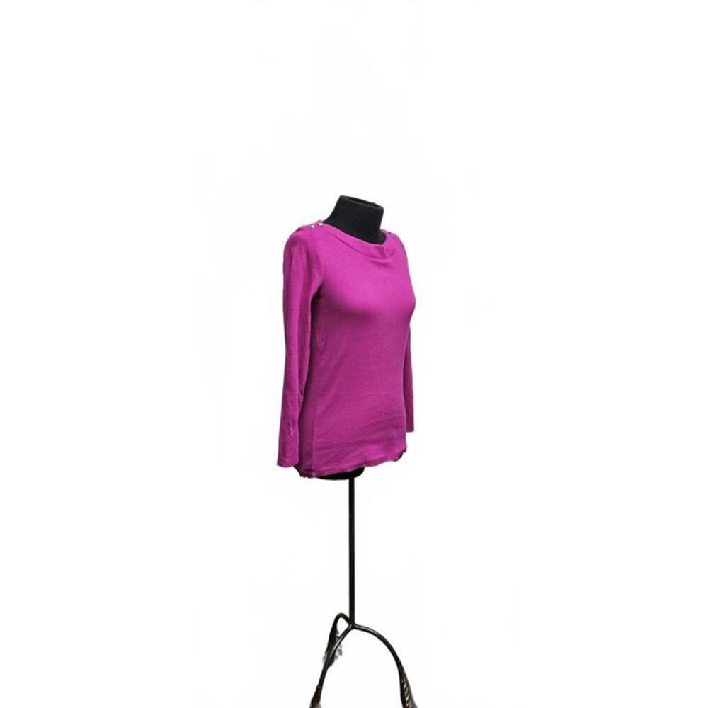 Cozy Fuschia Long Sleeve Top for Everyday Comfort